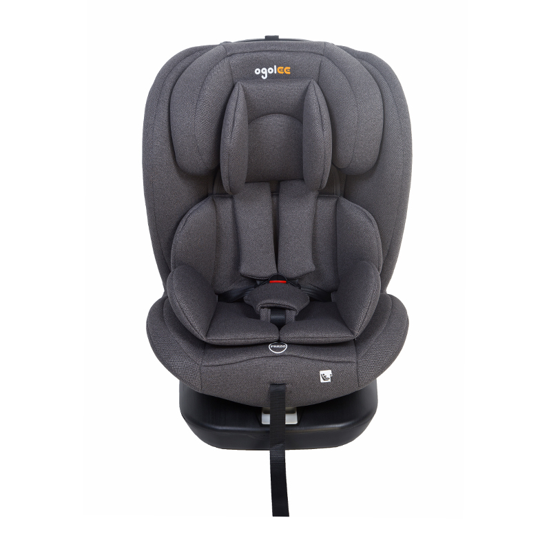 OG801A ECE R129 ISIze শিশুর গাড়ি আসন 40-150 সেমি আইসোফিক্স শিশু সুরক্ষা আসন 360 ডিগ্রি বাচ্চাদের জন্য বড় রিকলাইন ঘোরান