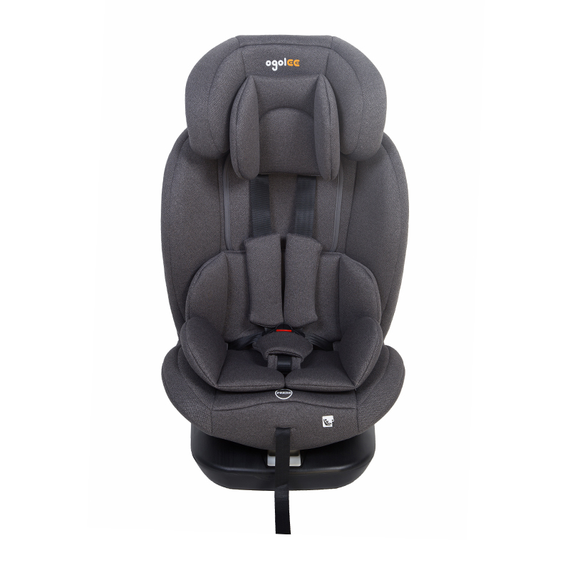 OG801A ECE R129 ISIze শিশুর গাড়ি আসন 40-150 সেমি আইসোফিক্স শিশু সুরক্ষা আসন 360 ডিগ্রি বাচ্চাদের জন্য বড় রিকলাইন ঘোরান