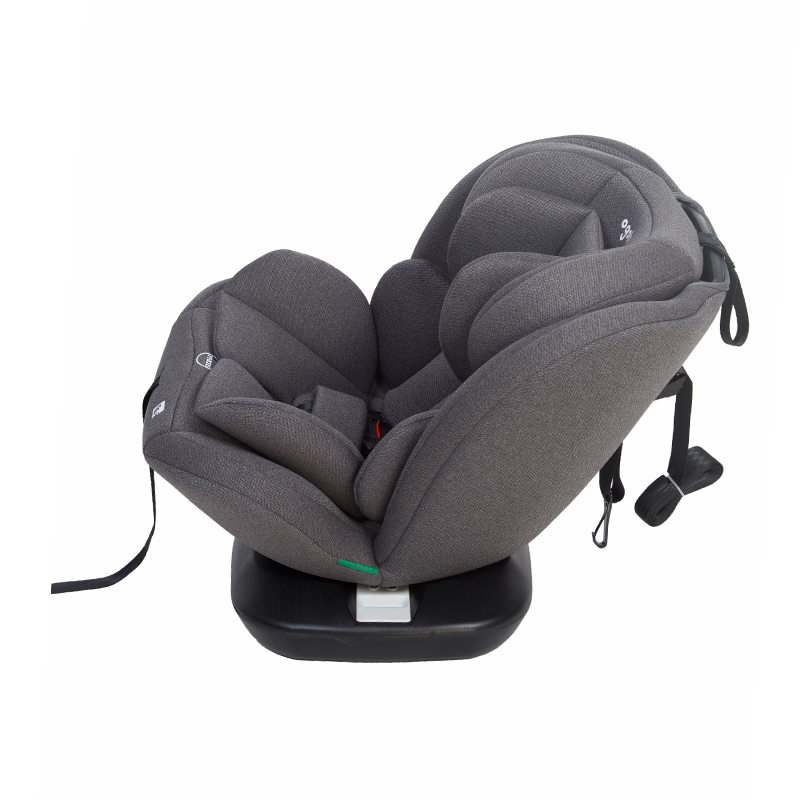 OG801A ECE R129 ISIze শিশুর গাড়ি আসন 40-150 সেমি আইসোফিক্স শিশু সুরক্ষা আসন 360 ডিগ্রি বাচ্চাদের জন্য বড় রিকলাইন ঘোরান