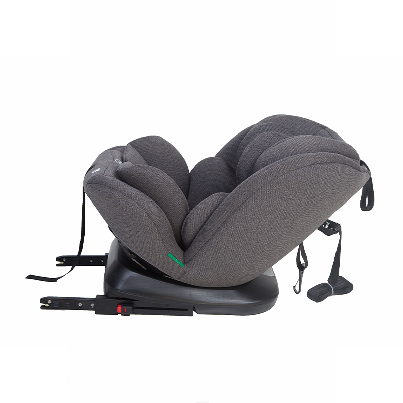 OG801A ECE R129 ISIze শিশুর গাড়ি আসন 40-150 সেমি আইসোফিক্স শিশু সুরক্ষা আসন 360 ডিগ্রি বাচ্চাদের জন্য বড় রিকলাইন ঘোরান