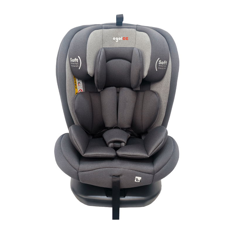 OG801A ECE R129 ISIze শিশুর গাড়ি আসন 40-150 সেমি আইসোফিক্স শিশু সুরক্ষা আসন 360 ডিগ্রি বাচ্চাদের জন্য বড় রিকলাইন ঘোরান