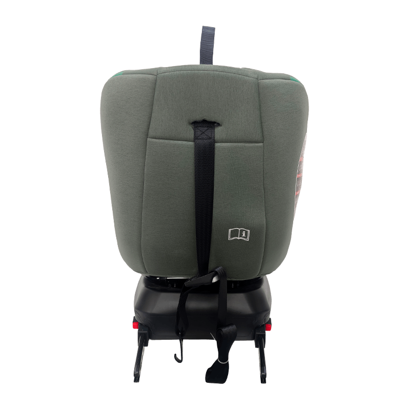 OG801A ECE R129 ISIze শিশুর গাড়ি আসন 40-150 সেমি আইসোফিক্স শিশু সুরক্ষা আসন 360 ডিগ্রি বাচ্চাদের জন্য বড় রিকলাইন ঘোরান